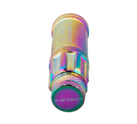 Thumbnail for NRG 700 Series M12 X 1.5 Steel Lug Nut w/Dust Cap Cover Set 21 Pc w/Locks & Lock Socket - Neochrome