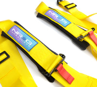 Thumbnail for NRG 5PT 3in. Seat Belt Harness / Cam Lock - Yellow