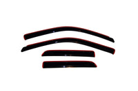 Thumbnail for AVS 09-18 Dodge RAM 1500 Quad Cab Ventvisor In-Channel Front & Rear Window Deflectors 4pc - Smoke