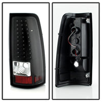 Thumbnail for Xtune Chevy Silverado 1500/2500/3500 99-02 LED Tail Lights Black ALT-ON-CS99-LED-BK