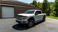 Thumbnail for AVS 15-20 Ford F-150 (Excl. Raptor) High Profile Bugflector II Hood Shield - Smoke