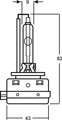 Thumbnail for Hella HID Capsule D1S 12V 35W Bulb