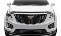 Thumbnail for AVS 17-18 Cadillac XT5 Aeroskin Low Profile Acrylic Hood Shield - Smoke