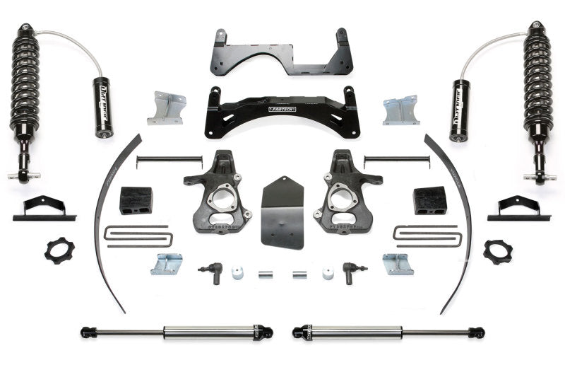 Fabtech 14-18 GM C/K1500 P/U w/oE Alm Or Stmp Stl UCA 6in Basic Sys w/Dl 2.5 & 2.25