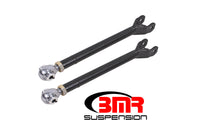 Thumbnail for BMR 08-17 Challenger Lower Trailing Arms w/ Single Adj. Rod Ends - Black Hammertone