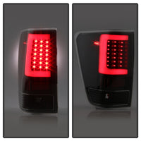 Thumbnail for xTune 04-15 Nissan Titan Light Bar LED Tail Lights - Black (ALT-ON-NTI04-LBLED-BK)