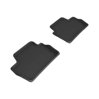 Thumbnail for 3D MAXpider 22-23 BMW 2 Series Coupe KAGU 2nd Row Floor Mats - Black