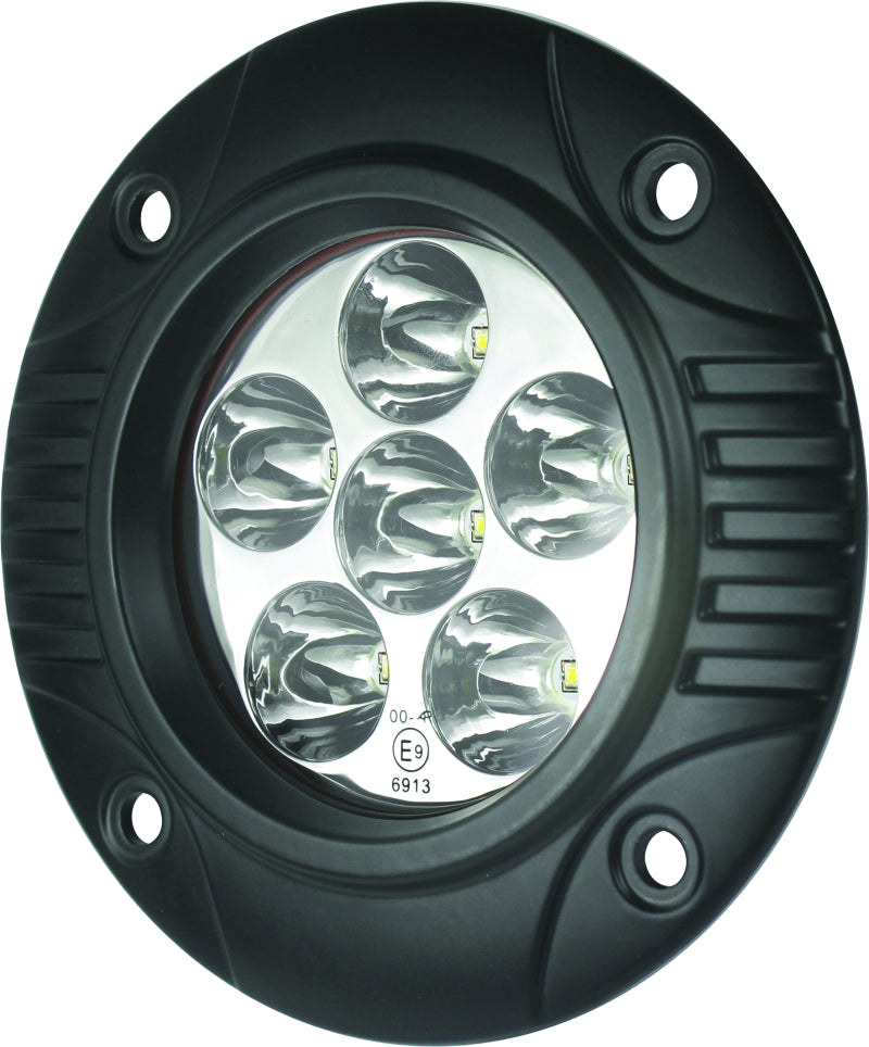 Hella Value Fit 90mm 6 LED Light - FLSH Off Road Spot Light