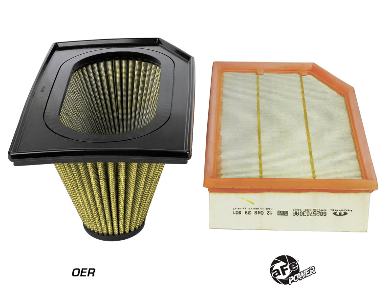 aFe Magnum FLOW Pro Guard7 Inverted Replacement Air Filter 18-19 Jeep Wrangler (JL) I4-2.0L(t)