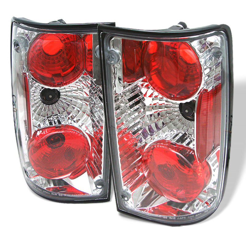 Spyder Toyota Pick Up 89-95 Euro Style Tail Lights Chrome ALT-YD-TP89-C