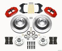 Thumbnail for Wilwood Narrow Superlite 6R Front Hub & 1PC Rtr Kit 12.88in-Red WWE ProSpindle