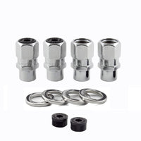 Thumbnail for McGard Hex Lug Nut (Drag Racing Short Shank) 1/2-20 / 13/16 Hex / 1.6in. Length (4-Pack) - Chrome