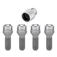 Thumbnail for McGard Wheel Lock Bolt Set - 4pk. (Cone Seat) M12X1.25 / 19mm Hex / 29.1mm Shank Length - Chrome