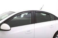 Thumbnail for AVS 11-15 Chevy Cruze Ventvisor In-Channel Front & Rear Window Deflectors 4pc - Smoke