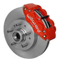 Thumbnail for Wilwood Narrow Superlite 6R Front Brake Kit 11.86in Red 64-70 GM C10 w/ Factory Drum Spindles