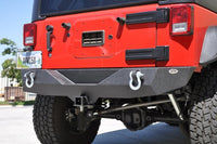 Thumbnail for DV8 Offroad 07-18 Jeep Wrangler JK Steel Mid Length Rear Bumper