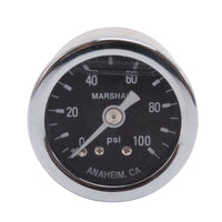 Thumbnail for Russell Performance 100 psi fuel pressure gauge (Liquid-filled)