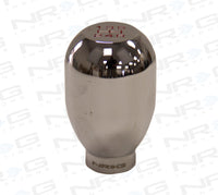 Thumbnail for NRG Shift Knob For Honda 42mm - Heavy Weight 480G / 1.1Lbs. - Chrome (5 Speed)