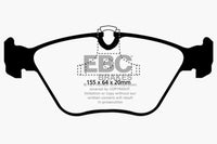 Thumbnail for EBC 04-06 BMW X3 2.5 (E83) Greenstuff Front Brake Pads