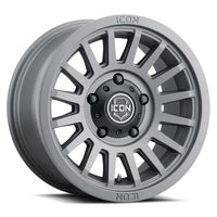 Thumbnail for ICON Recon SLX 18x9 6x5.5 BP 25mm Offset 6in BS 95.1mm Hub Bore Charcoal Wheel