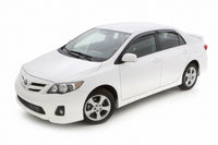 Thumbnail for AVS 09-13 Toyota Corolla Ventvisor In-Channel Front & Rear Window Deflectors 4pc - Smoke