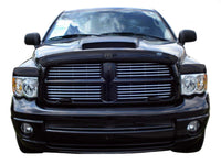 Thumbnail for AVS 03-05 Dodge RAM 2500 Bugflector Deluxe 3pc Medium Profile Hood Shield - Smoke