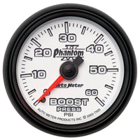 Thumbnail for Autometer Phantom II 52.4mm Mechanical 0-60 PSI Boost Gauge