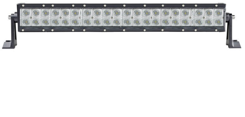 Go Rhino Universal 20in Double Row LED Light Bar - Black