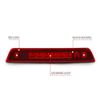 Thumbnail for ANZO 05-10 Jeep Grand Cherokee LED 3rd Brake Light - Red