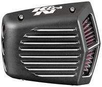 Thumbnail for K&N Street Metal Intake System for 01-16 Harley Davidson Softail/Dyna - Shaker Black