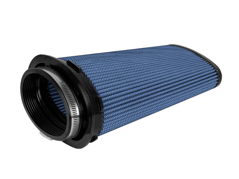 aFe Momentum Replac Air Filter w/Pro 5R Media (Pair) 5x2.25in F/6.25x3.75in B/5.25x2.25in T/11in H