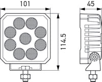 Thumbnail for Hella ValueFit LED Work Light TS3000 LED MV CR LT