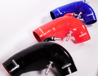 Thumbnail for Mishimoto 15+ Ford Mustang GT Silicone Silicone Hose - Red