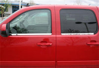 Thumbnail for Putco 14-14 Chevrolet Silverado HD - Crew Cab - Stainless Steel Window Trim Accents