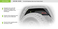 Thumbnail for DV8 Offroad 201+ Jeep Gladiator Rear Inner Fenders - Black