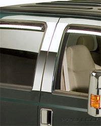 Thumbnail for Putco 08-16 Ford SuperDuty - Crew Cab - 4pcs Stainless Steel Pillar Posts Classic