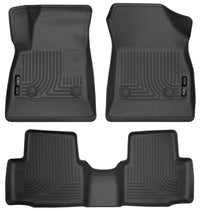 Thumbnail for Husky Liners 2016-2017 Chevrolet Cruze WeatherBeater Combo Floor Liners - Black