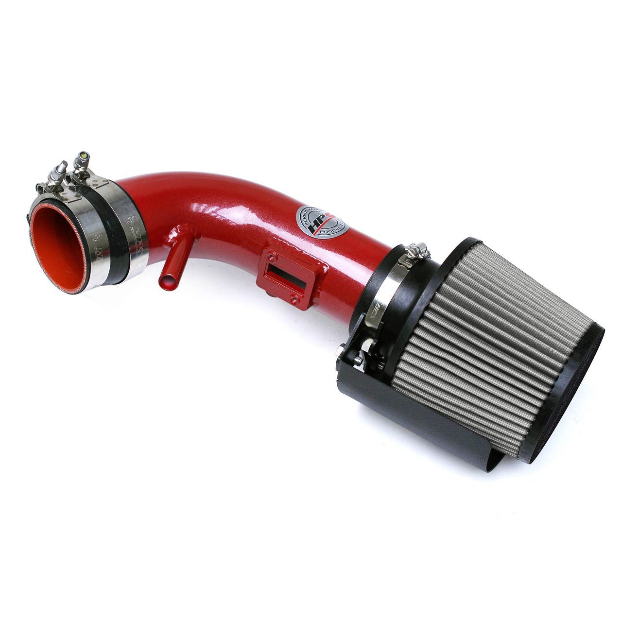 HPS Shortram Air Intake 2007-2012 Nissan Altima 2.5L 4Cyl, Includes Heat Shield, Red