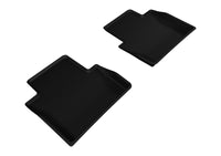 Thumbnail for 3D MAXpider 2015-2017 Chrysler 200 Kagu 2nd Row Floormats - Black