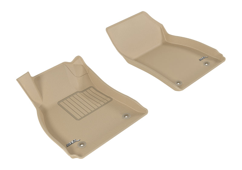 3D MAXpider 2011-2017 Buick Regal Kagu 1st Row Floormat - Tan