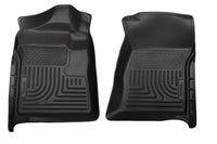 Thumbnail for Husky Liners 2012.5 Ford SuperDuty/F-250/F-350 Regular Cab WeatherBeater Black Floor Liners