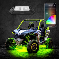 Thumbnail for XK Glow Rock Light w/ XKchrome App Controlled Bluetooth Advanced Kit 8pc RGB 6W