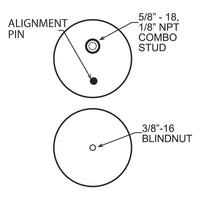 Thumbnail for Firestone Ride-Rite Replacement Bellow 268C 5/8CF 1/2PIN BN (W217606766)