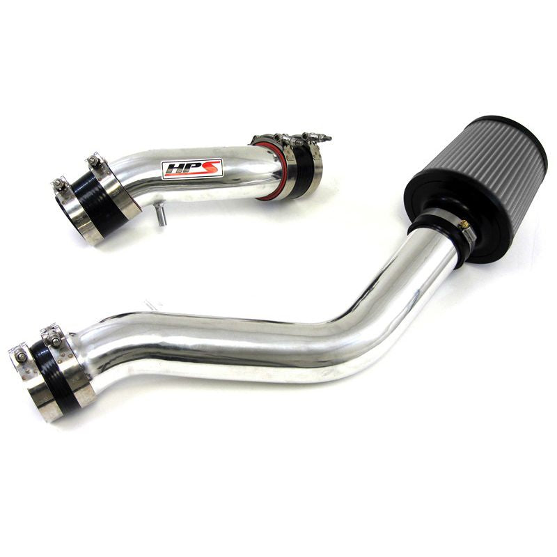 HPS Polish Long Ram Cold Air Intake for 04-08 Hyundai Tiburon 2.0L with MAF Sensor