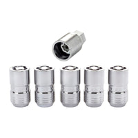 Thumbnail for McGard Wheel Lock Nut Set - 5pk. (Cone Seat) M14X1.5 / 22mm Hex / 1.639in OAL - Chrome