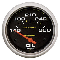 Thumbnail for Autometer Pro-Comp 2-5/8in 140-300 Deg Oil Temperature Gauge