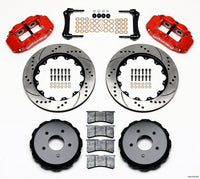 Thumbnail for Wilwood Narrow Superlite 4R Rear Kit 14.00in Drill Red 97-04 Corvette C5/Z06 05-13 C6