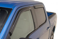 Thumbnail for AVS 15-18 Ford F-150 Supercab Ventvisor Outside Mount Window Deflectors 4pc - Smoke