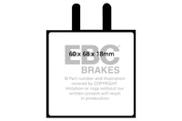 Thumbnail for EBC 59-65 Aston Martin DB4 3.7 Convertible Greenstuff Front Brake Pads