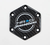 Thumbnail for NRG Carbon Fiber Horn Delete Button Circular Logo Front/ Back